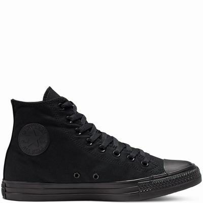 Férfi Converse Chuck Taylor All Star Mono Canvas Magasszárú Cipő CO6704529 Fekete